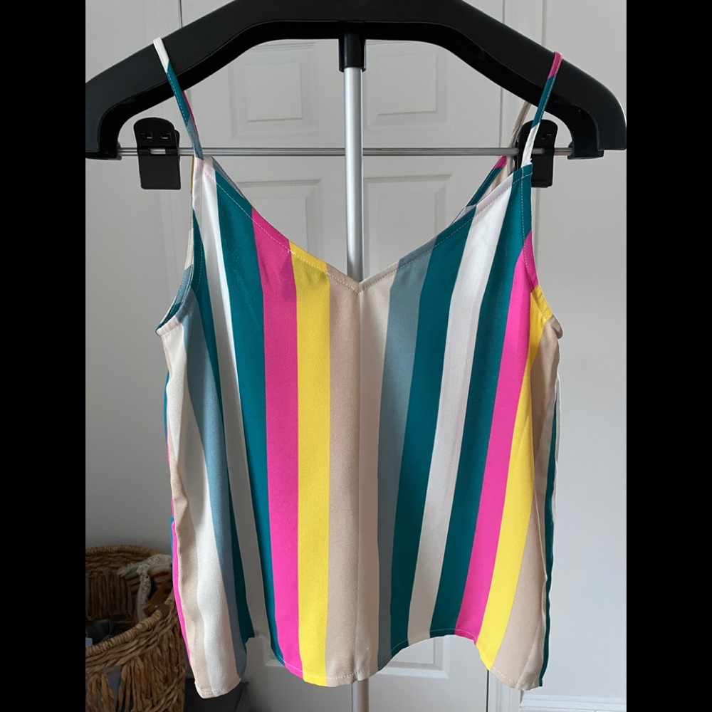 Multicolored dress tank/shell